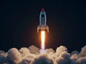 © Google ImageFX a launching rocket